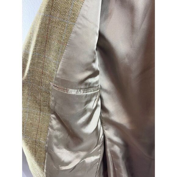 Vintage Brooks Brothers Plaid Wool Single Button Blazer Sports Coat Jacket 42 LG - Picture 7 of 11